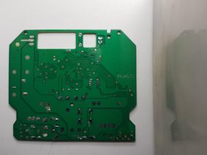 Initial measurements on Printed Circuit Board Reverse Engineering Target