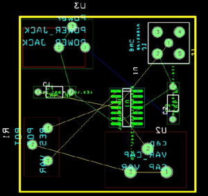 place PCB board layout