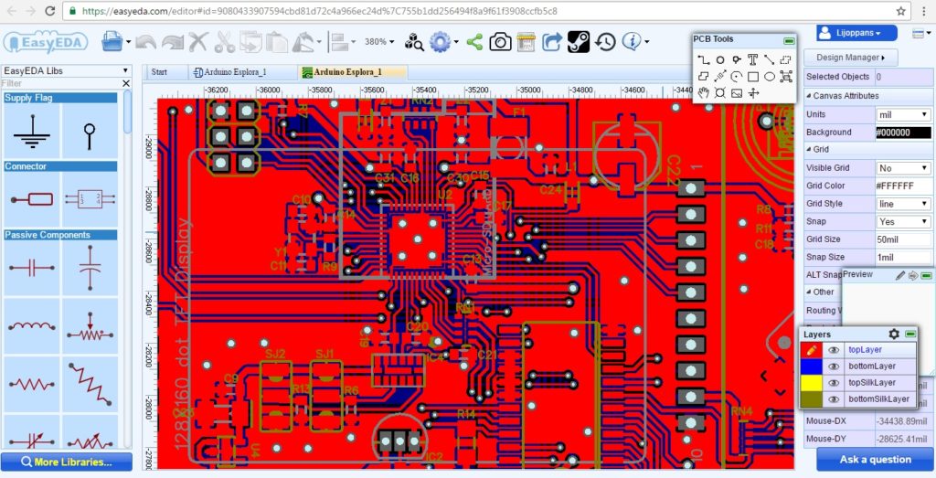 Air temperature composite fire detector PCB Board Gerber File Extracting