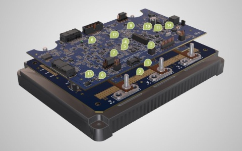 Inverter PCB Board of Electrical Vehicle Schematic Diagram Cloning